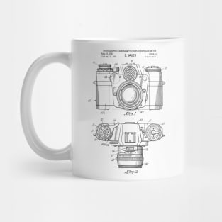 Vintage Camera Patent Print 1962 Mug